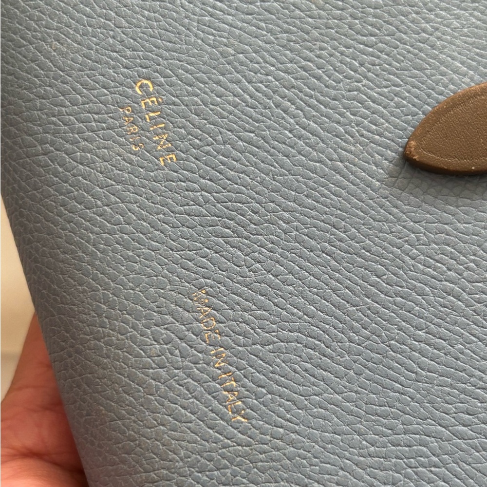 Large Celine French Leather Wallet - Picture 8 of 9